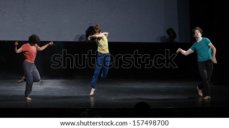 NEW YORK - OCTOBER 7: Dancers perform \