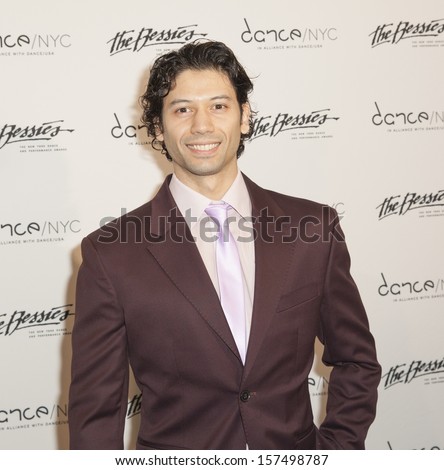 NEW YORK - OCTOBER 07: Herman Cornejo attends the 2013 Bessies Awards at The Apollo Theater on October 7, 2013 in New York City