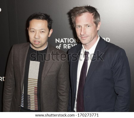 NEW YORK - JANUARY 07: Spike Jonze and guest attend the 2014 National Board Of Review Awards Gala at Cipriani 42nd Street on January 7, 2014 in New York City.