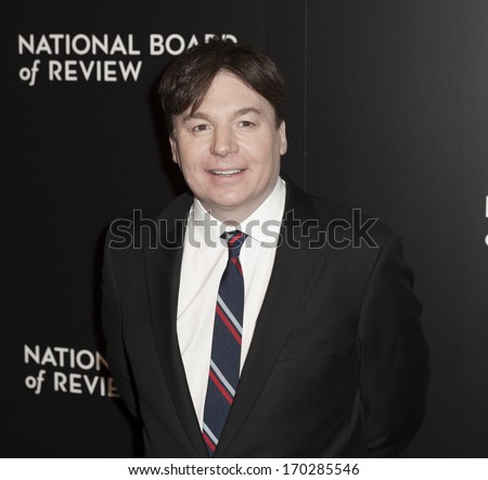 NEW YORK - JANUARY 07: Mike Myers attends the 2014 National Board Of Review Awards Gala at Cipriani 42nd Street on January 7, 2014 in New York City.