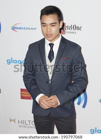 New York, NY - May 03, 2014: Andrew Jefferis attends the 25th Annual GLAAD Media Awards at Waldorf Astoria