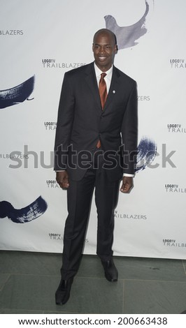 NEW YORK, NY USA - JUNE 23, 2014: Jason Collins attends Logo TV\'s \'Trailblazers\' at the Cathedral of St. John the Divine