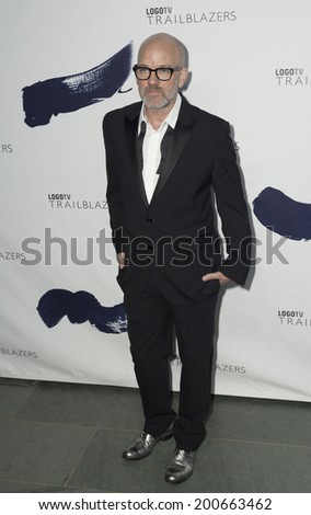 NEW YORK, NY USA - JUNE 23, 2014: Michael Stipe attends Logo TV\'s \'Trailblazers\' at the Cathedral of St. John the Divine