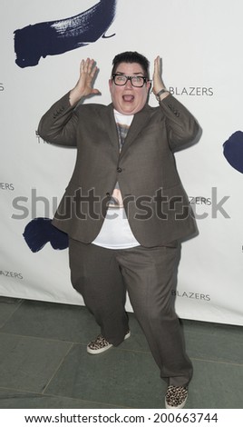 NEW YORK, NY USA - JUNE 23, 2014: Lea DeLaria attends Logo TV\'s \'Trailblazers\' at the Cathedral of St. John the Divine
