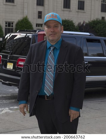NEW YORK, NY USA - JUNE 23, 2014: Benjy Bronk  attends Logo TV\'s \'Trailblazers\' at the Cathedral of St. John the Divine