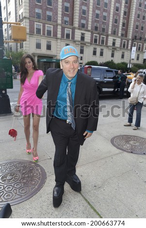 NEW YORK, NY USA - JUNE 23, 2014: Benjy Bronk and guest attend Logo TV\'s \'Trailblazers\' at the Cathedral of St. John the Divine