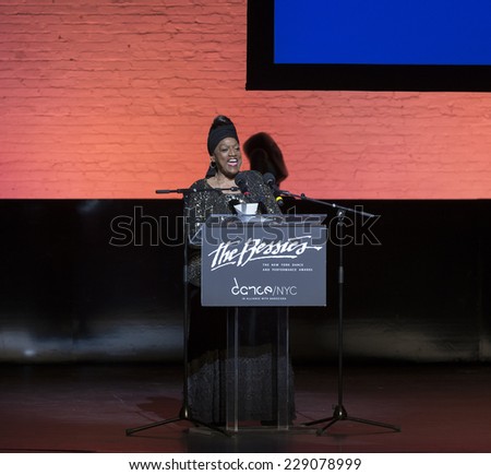 New York, NY - October 20, 2014: Jessye Norman attends the 2014 Bessies Awards at The Apollo Theater