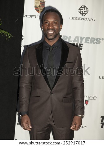 NEW YORK, NY - FEBRUARY 14, 2015: Andrew McCutchen attends The Players\' Tribune multi-media sports platform Launch Party at Canoe Studios
