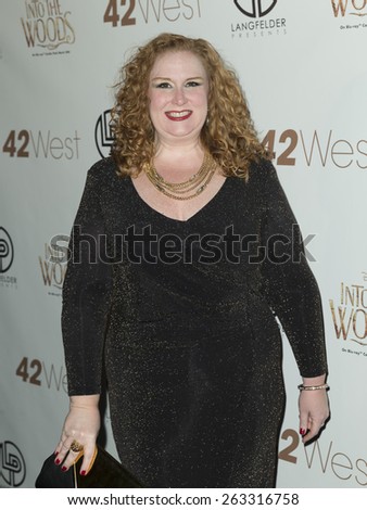New York, NY - March 22, 2014: Julie James attends A Musical Tribute to Stephen Sondheim at 42 West featured Into the Woods