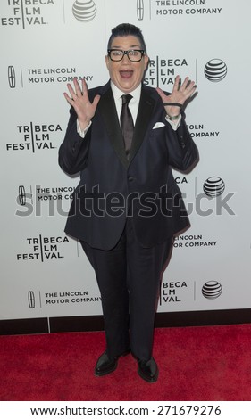 New York, NY - April 21, 2015: Lea Delaria attends Tribeca Film Festival screening of On The Town movie at Spring Studios