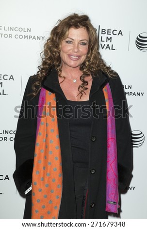 New York, NY - April 21, 2015: Kelly LeBrock attends Tribeca Film Festival screening of On The Town movie at Spring Studios