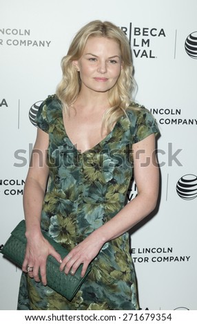 New York, NY - April 21, 2015: Jennifer Morrison attends Tribeca Film Festival screening of On The Town movie at Spring Studios