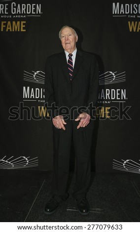 New York, NY - May 11, 2015: Harry Gallatin attends the Madison Square Garden 2015 Walk of Fame Inductions Ceremony at Madison Square Garden