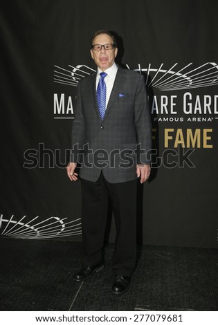 New York, NY - May 11, 2015: Photographer George Kalinsky attends the Madison Square Garden 2015 Walk of Fame Inductions Ceremony at Madison Square Garden