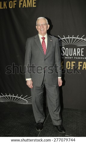 New York, NY - May 11, 2015: Eddie Giacomin attends the Madison Square Garden 2015 Walk of Fame Inductions Ceremony at Madison Square Garden