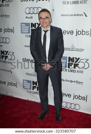 New York, NY - October 3, 2015: Director Danny Boyle  attends the Steve Jobs Premiere during the 53rd Annual New York Film Festival at Alice Tully Hall