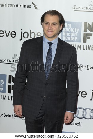 New York, NY - October 3, 2015: Actor Michael Stuhlbarg  attends the Steve Jobs Premiere during the 53rd Annual New York Film Festival at Alice Tully Hall