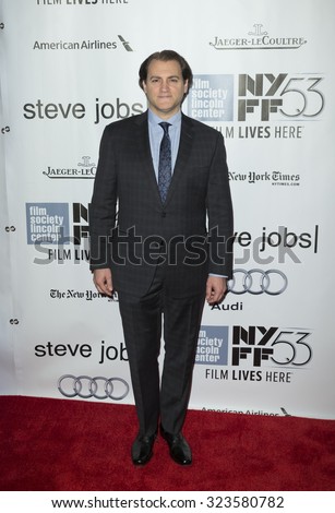 New York, NY - October 3, 2015: Actor Michael Stuhlbarg  attends the Steve Jobs Premiere during the 53rd Annual New York Film Festival at Alice Tully Hall