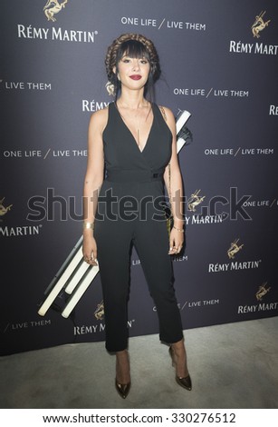 New York, NY - October 20, 2015: Jackie Cruz attends the The House Of Remy Martin One Life/Live Them Launch Event With Jeremy Renner at ArtBeam