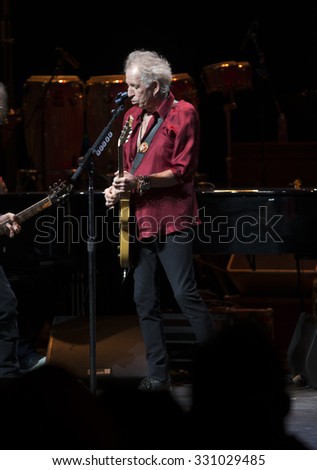 New York, NY - October 22, 2015: Keith Richards preforms during Great NIght in Harlem fundraising concert for Jazz Foundation of America at Apollo theater