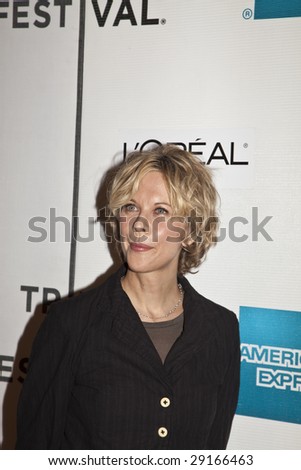 NEW YORK - APRIL 25: Actress Meg Ryan arrives at the premiere of new film \