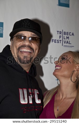 NEW YORK - APRIL 24: Ice-T and Coco attend the 8th Annual Tribeca Film Festival 