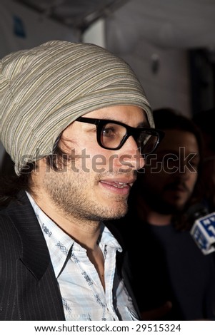 NEW YORK - APRIL 26: Actor Gael Garcia Bernal gives interview at the 8th Annual Tribeca Film Festival \