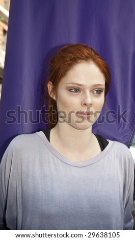 NEW YORK - MAY 2: Model Coco Rocha attends Family Festival Street Fair during the 2009 Tribeca Film Festival on May 2, 2009 in New York City to kick off National Model Week at the Modelinia.com Tent