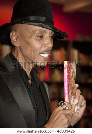 NEW YORK - FEBRUARY 5: RuPaul singer, TV personality, author signing his book \