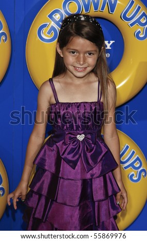 NEW YORK - JUNE 23: Alexys Nycole Sanchez attends  premiere of \'Grown Ups\' at the Ziegfeld Theatre on June 23, 2010 in New York City.