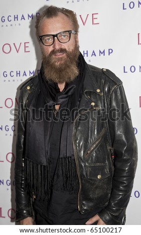 NEW YORK - OCTOBER 26: Designer Johan Lindeberg attends at the \'The Gorgeous Issue\' of Love Magazine with Longchamp at Longchamp La Maison Madison on October 26, 2010 in New York, City.