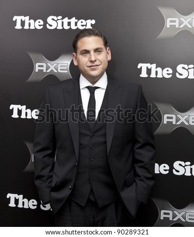 NEW YORK - DECEMBER 06: Actor Jonah Hill attends \'The Sitter\' premiere at Chelsea Clearview Cinemas on December 6, 2011 in New York City