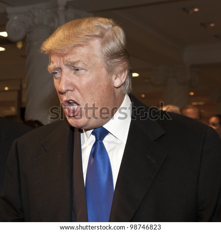 NEW YORK - MARCH 28: Donald Trump attends the Ivanka Trump New Ready-To-Wear Collection launch at Lord & Taylor on March 28, 2012 in New York City.