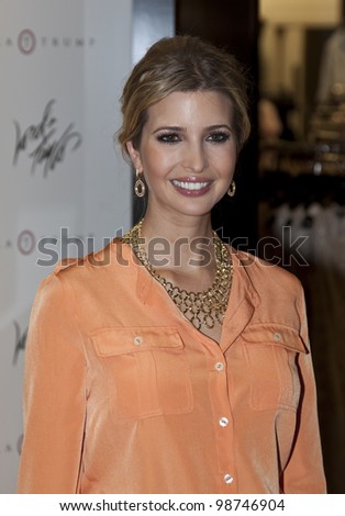 NEW YORK - MARCH 28: Ivanka Trump attends the Ivanka Trump New Ready-To-Wear Collection launch at Lord & Taylor on March 28, 2012 in New York City.