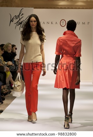 NEW YORK - MARCH 28: Models walk runway for the Ivanka Trump New Ready-To-Wear Collection launch at Lord & Taylor on March 28, 2012 in New York City.