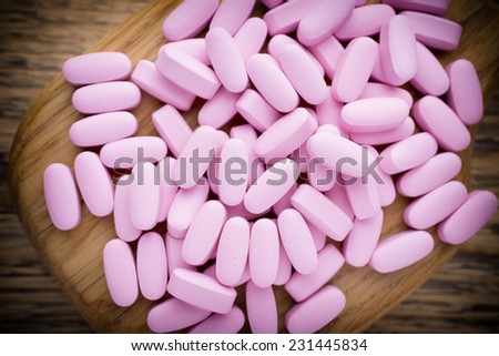 Homeopathic supplement. Alternative Medicine. Vitamin capsules.