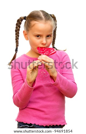 Girl Eating Heart