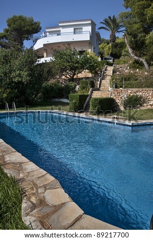 Swimming pull in Spanish villa