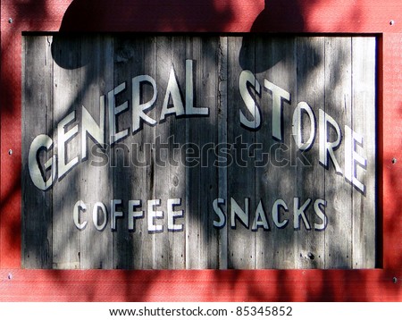 General Store sign
