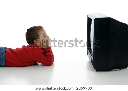 Boy Watching Tv