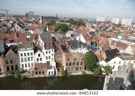 Ghent castle - tourism attraction i europe