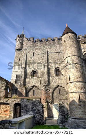 Ghent castle - tourism attraction i europe