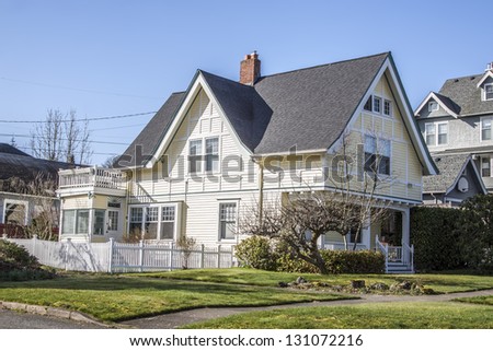 old American two story historical home