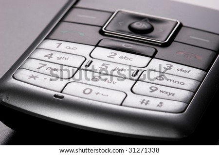 Mobile phone closeup