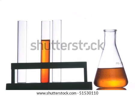 Test tubes and measuring cylinders