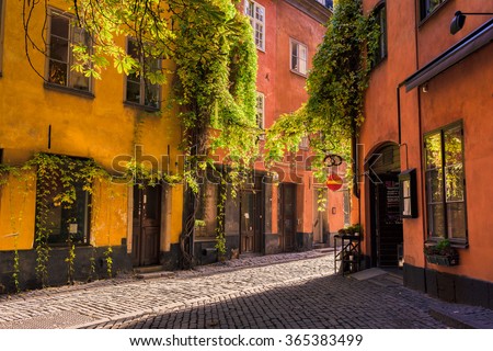 Old town - Gamla Stan, Stockholm, Sweden