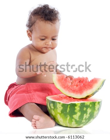 wallpaper watermelon. baby likes watermelon,