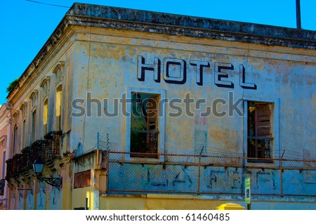 Old hotel in San Juan, Puerto Rico