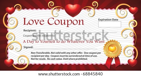 A Printable Love Coupon Gift for a day to yourself to do whatever you want
