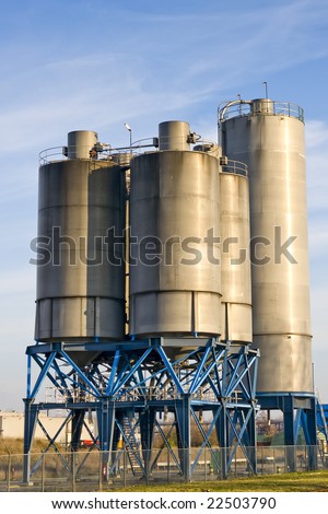 Industrial Chemical Storage Silo